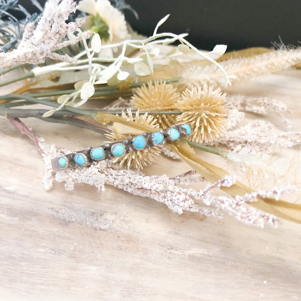 Turquoise & Silver Cuff